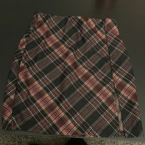 Plaid skirt